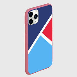 Чехол iPhone 11 Pro матовый Расцветка из 90, цвет: 3D-малиновый — фото 2