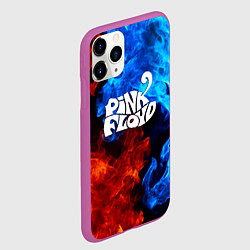 Чехол iPhone 11 Pro матовый Pink floyd битва огней, цвет: 3D-фиолетовый — фото 2
