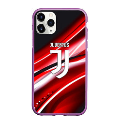 Чехол iPhone 11 Pro матовый Juventus geometry sport line