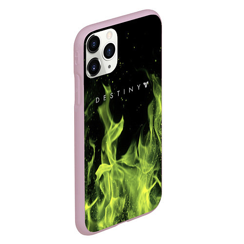 Чехол iPhone 11 Pro матовый Destity огненный стиль / 3D-Розовый – фото 2