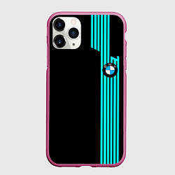 Чехол iPhone 11 Pro матовый BMW sport line geometry