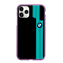 Чехол iPhone 11 Pro матовый BMW sport line geometry