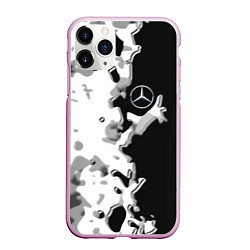 Чехол iPhone 11 Pro матовый Mercedes benz sport germany steel