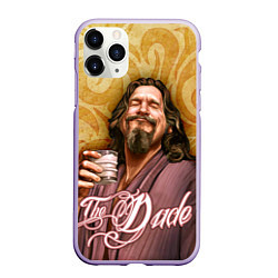 Чехол iPhone 11 Pro матовый The Big Lebowski dude, цвет: 3D-светло-сиреневый