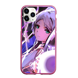 Чехол iPhone 11 Pro матовый Sousou no Frieren Фрирен magic, цвет: 3D-малиновый