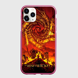 Чехол iPhone 11 Pro матовый No rest for the wicked герой, цвет: 3D-малиновый