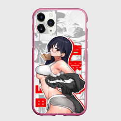 Чехол iPhone 11 Pro матовый Anna Yamada Bokuyaba, цвет: 3D-малиновый