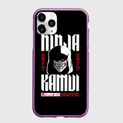 Чехол iPhone 11 Pro матовый Ninja Kamui Revenge controls you, цвет: 3D-фиолетовый