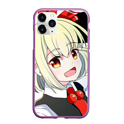 Чехол iPhone 11 Pro матовый Touhou Project Rumia happy