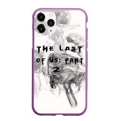 Чехол iPhone 11 Pro матовый The Last of Us цикады элли, цвет: 3D-фиолетовый