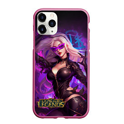 Чехол iPhone 11 Pro матовый League of Legends Kaisa Kda style