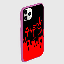 Чехол iPhone 11 Pro матовый Alec Monopoly капиталист, цвет: 3D-фиолетовый — фото 2