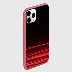 Чехол iPhone 11 Pro матовый Веяние, цвет: 3D-малиновый — фото 2