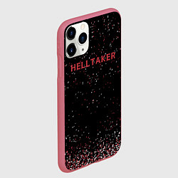 Чехол iPhone 11 Pro матовый Helltaker демоны, цвет: 3D-малиновый — фото 2