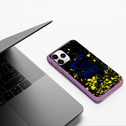 Чехол iPhone 11 Pro матовый Poppy Playtime хоррор, цвет: 3D-фиолетовый — фото 2