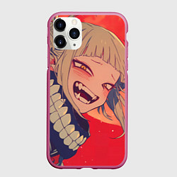 Чехол iPhone 11 Pro матовый Моя геройская академия Himiko Toga, цвет: 3D-малиновый