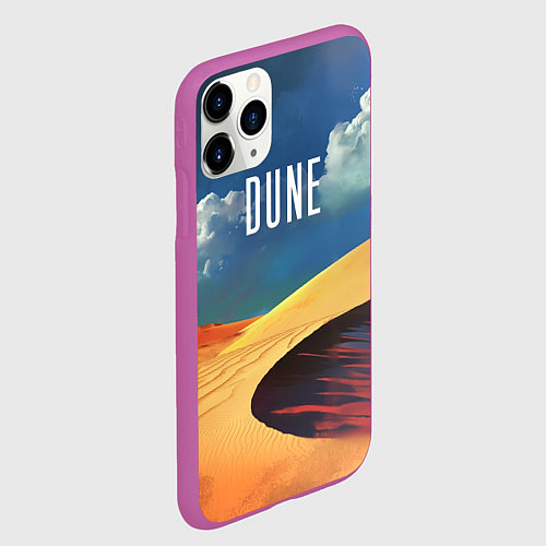Чехол iPhone 11 Pro матовый Sands - Dune / 3D-Фиолетовый – фото 2