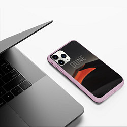 Чехол iPhone 11 Pro матовый Дюна - песок, цвет: 3D-розовый — фото 2
