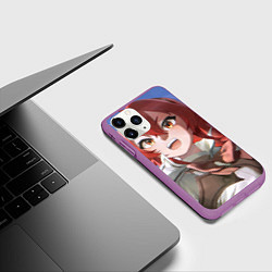 Чехол iPhone 11 Pro матовый Реинкарнация Безработного Eris, цвет: 3D-фиолетовый — фото 2