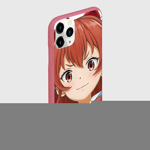 Чехол iPhone 11 Pro матовый Реинкарнация Безработного Eris / 3D-Малиновый – фото 2