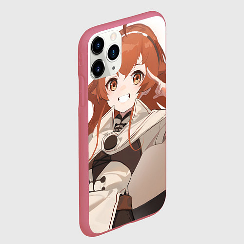 Чехол iPhone 11 Pro матовый Реинкарнация Безработного Eris cute / 3D-Малиновый – фото 2