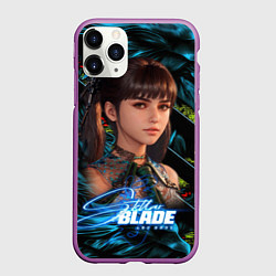 Чехол iPhone 11 Pro матовый Eve Stellar Blade, цвет: 3D-фиолетовый