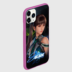 Чехол iPhone 11 Pro матовый Ева Stellar Blade, цвет: 3D-фиолетовый — фото 2