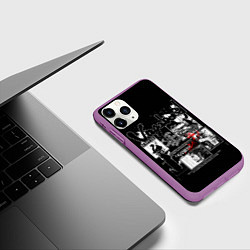 Чехол iPhone 11 Pro матовый Жизнь - Vagabond, цвет: 3D-фиолетовый — фото 2