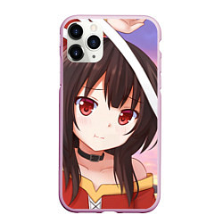 Чехол iPhone 11 Pro матовый Konosuba Мэгумин cute, цвет: 3D-розовый