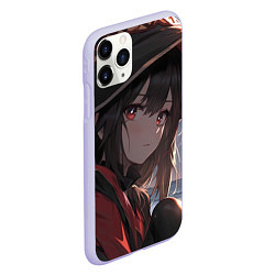 Чехол iPhone 11 Pro матовый Konosuba Мэгумин cute, цвет: 3D-светло-сиреневый — фото 2