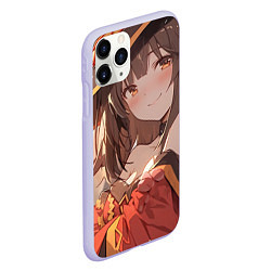 Чехол iPhone 11 Pro матовый Konosuba Мэгумин милая, цвет: 3D-светло-сиреневый — фото 2