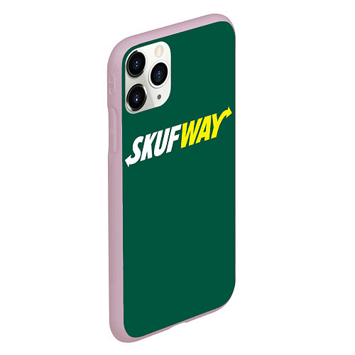 Чехол iPhone 11 Pro матовый Skuf - way / 3D-Розовый – фото 2