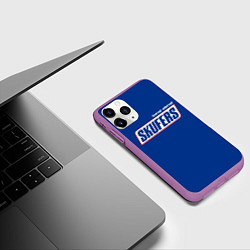 Чехол iPhone 11 Pro матовый Skufers, цвет: 3D-фиолетовый — фото 2