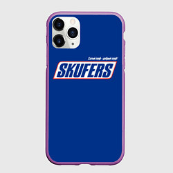 Чехол iPhone 11 Pro матовый Skufers, цвет: 3D-фиолетовый