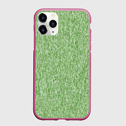 Чехол iPhone 11 Pro матовый Эффект шерстяных прядей, цвет: 3D-малиновый