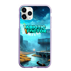 Чехол iPhone 11 Pro матовый Abiotic Factor производство, цвет: 3D-светло-сиреневый
