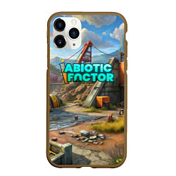 Чехол iPhone 11 Pro матовый Abiotic Factor атомный мир, цвет: 3D-коричневый