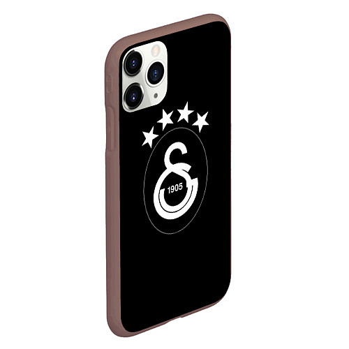 Чехол iPhone 11 Pro матовый Galatasaray sport / 3D-Коричневый – фото 2