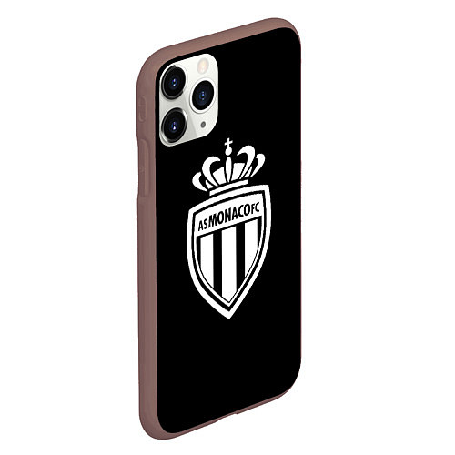 Чехол iPhone 11 Pro матовый Monaco fc club sport / 3D-Коричневый – фото 2