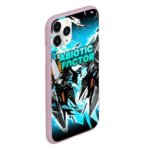 Чехол iPhone 11 Pro матовый Abiotic Factor лого яркий абстракт / 3D-Розовый – фото 2