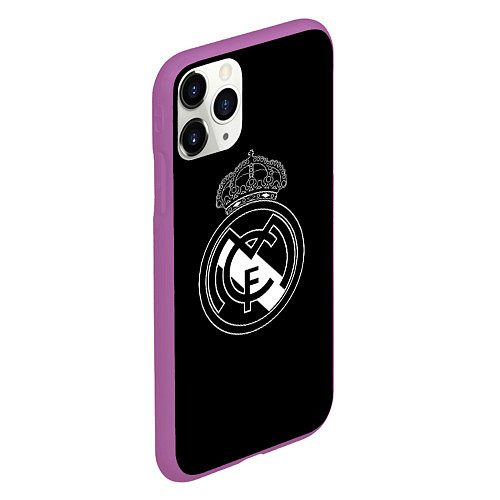 Чехол iPhone 11 Pro матовый Barcelona fc sport club / 3D-Фиолетовый – фото 2