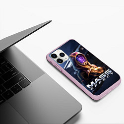 Чехол iPhone 11 Pro матовый Mass Effect Тали Зора, цвет: 3D-розовый — фото 2