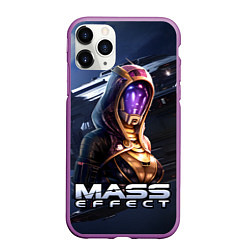 Чехол iPhone 11 Pro матовый Mass Effect Тали Зора, цвет: 3D-фиолетовый
