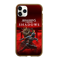 Чехол iPhone 11 Pro матовый Персонажи Assassins creed shadows