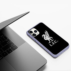 Чехол iPhone 11 Pro матовый Liverpool fc club, цвет: 3D-светло-сиреневый — фото 2