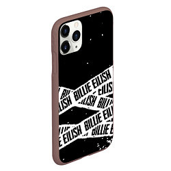 Чехол iPhone 11 Pro матовый Billie Eilish steel music eng, цвет: 3D-коричневый — фото 2