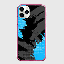 Чехол iPhone 11 Pro матовый Extreme blue, цвет: 3D-малиновый