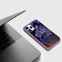 Чехол iPhone 11 Pro матовый Honkai Star Rail Constance, цвет: 3D-фиолетовый — фото 2