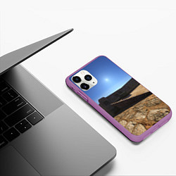 Чехол iPhone 11 Pro матовый Dust2 full 3d 4k, цвет: 3D-фиолетовый — фото 2