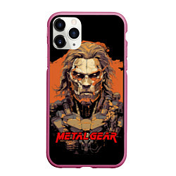 Чехол iPhone 11 Pro матовый Venom Snake Metal gear game, цвет: 3D-малиновый